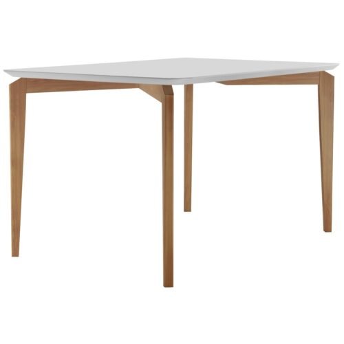 Alternative view of Mesa Roma 160 Canela/off White - Sala Vip Movelaria