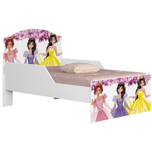 Alternative view of Mini Cama Juvenil Lívia (Menina) Trio Princesas 404119 - MADEC MÓVEIS