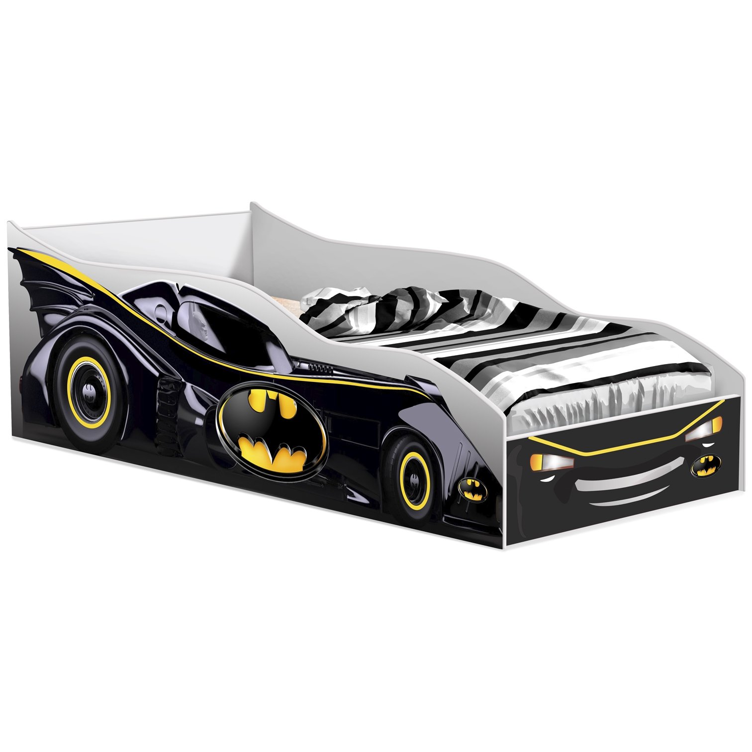 Cama Solteiro Carro Black Batman - GABRIELLI - Imagem 3