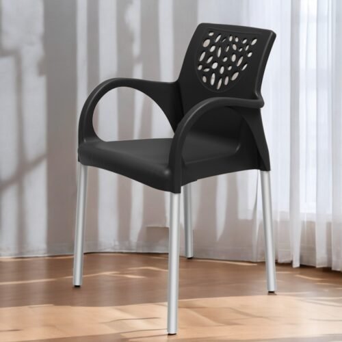 Poltrona Deluxe Preto - FORTE PLÁSTICO