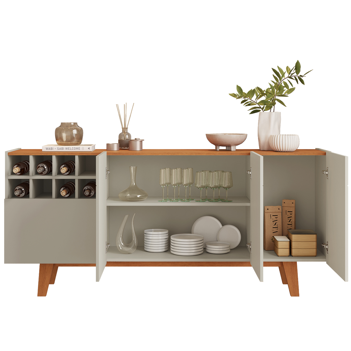 Buffet Philadelphia Off White/Naturale - MAVAULAR - Imagem 9