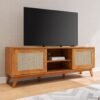 Rack até 75" One/Tesla Mel - VIERO MÓVEIS
