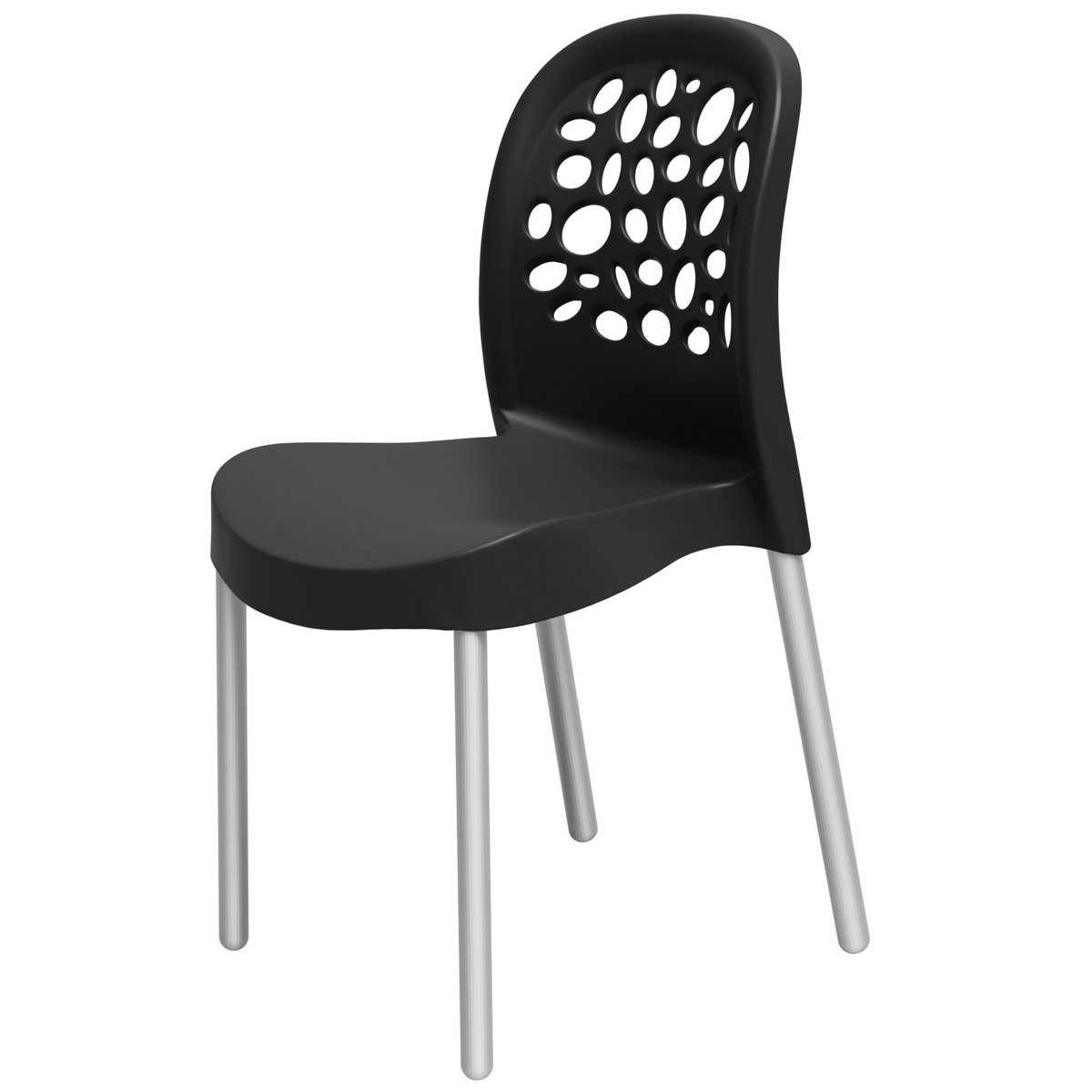 Cadeira Deluxe Preto - FORTE PLASTICO - Imagem 4