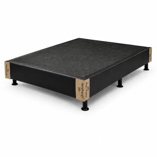 Alternative view of Base Box Casal Simples Corino Preto – ORTOBELLO