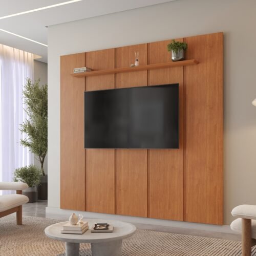 Painel até 75" Dominus 2,32 m Naturale - MAVAULAR