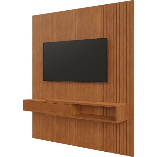 Alternative view of Painel até 55" Ímpetus (S/LED) + Nicho Naturale - MAVAULAR