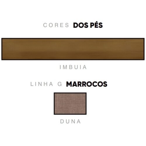 Alternative view of Kit 2 Cadeiras Safira Imbuia/Linho Marrom - DOBUE MOVELARIA