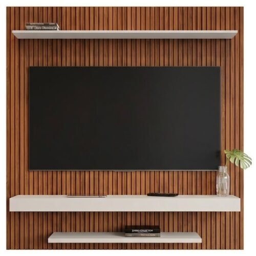 Alternative view of Painel ate 60" Leme Naturalle Ripado/Off White - BECHARA