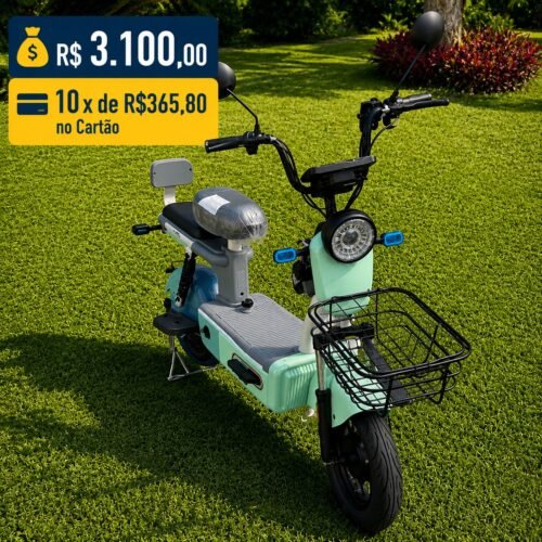Moto Elétrica XB3 Verde - KONECT MOTOS ELÉTRICAS