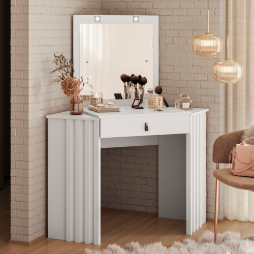 Camarim Canto Glitter Branco Fosco - MÓVEIS ALBATROZ