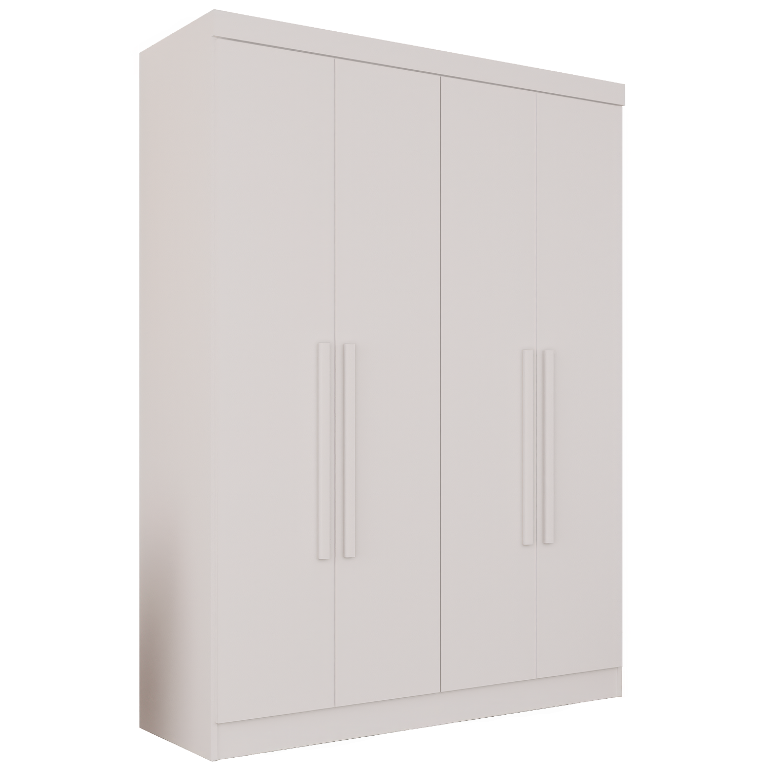 Guarda-Roupa 4 Portas Recife 1,21 m Branco - SALLETO - Imagem 3