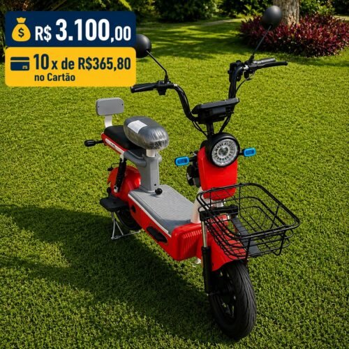 Moto Elétrica XB3 Vermelho - KONECT MOTOS ELÉTRICAS