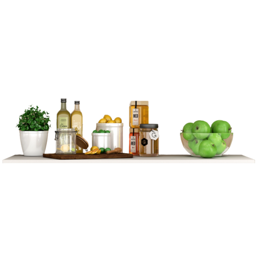 Alternative view of Tampo Comum Balcão Copacabana Branco - FELLICCI
