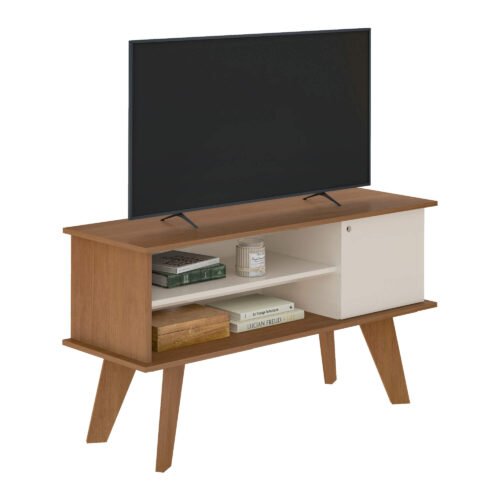 Alternative view of Rack até 50" Frank Cinamomo/Off White - ARTELY