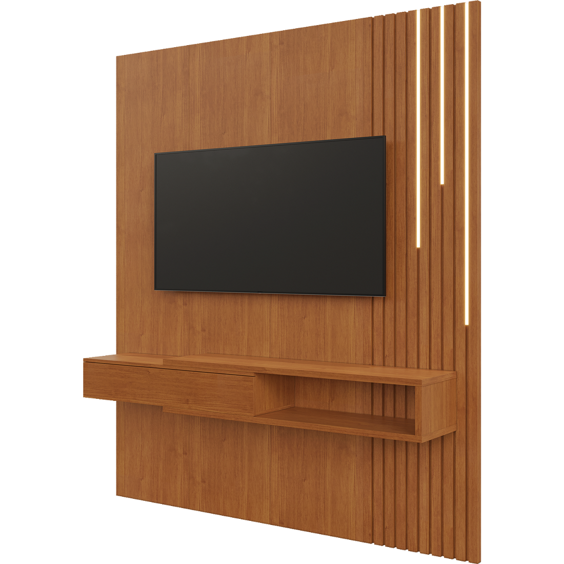 Painel até 55" Ímpetus (C/LED Cascata) + Nicho Naturale - MAVAULAR - Imagem 4