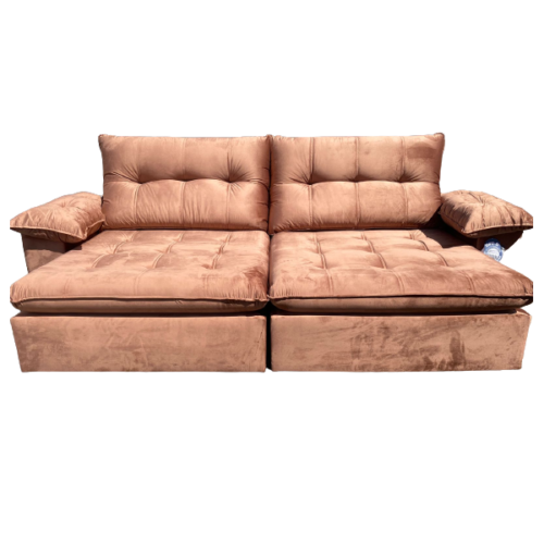 Alternative view of Sofá Retrátil e Reclinável México 290 Caramelo - LEO DECOR(PROMOÇÃO)