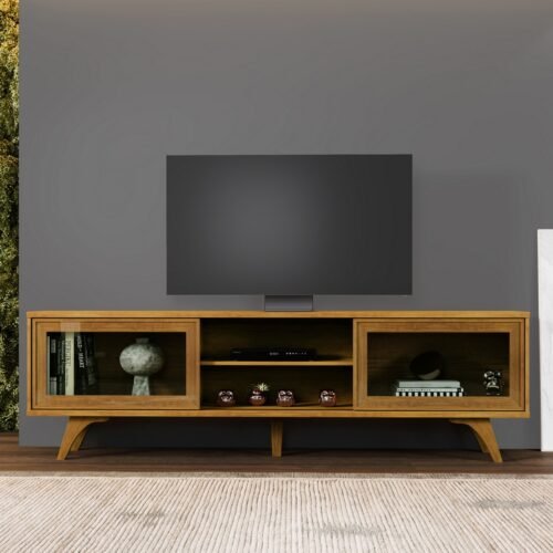Alternative view of Rack até 75" Vitrum Naturale - MAVAULAR