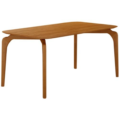 Alternative view of Mesa Capri 120 (S/Vidro) Laminado Natural - MÓVEIS VALVERDE
