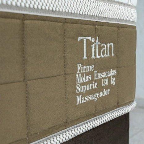 Colchão Casal Terapêutico Massageador Titan/Thor 34 cm D28 Molas ensacadas - VIERO MÓVEIS - Imagem 4