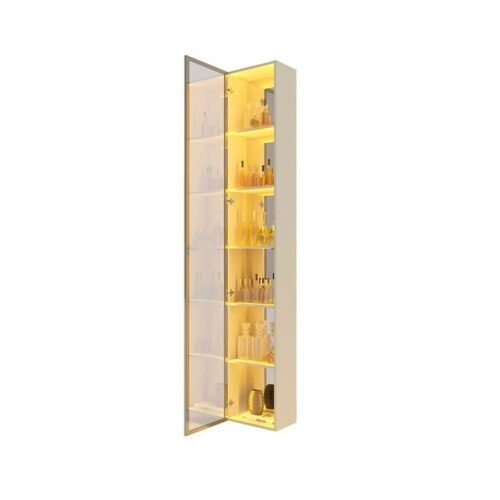 Alternative view of Cristaleira Torre Luminare Reflect Off White - GELIUS