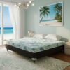 Colchão Casal Dream Soft 12 cm D20 + Base Simples Corino Preto – ORTOBOM + BIOSTAR