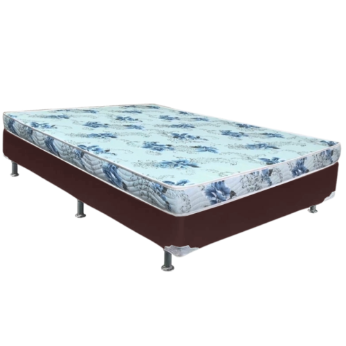 Alternative view of Colchão Casal Dream Soft 12 cm D20 + Base Simples Corino Marrom – ORTOBOM + BIOSTAR