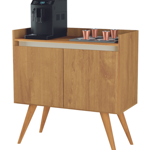 Alternative view of Buffet 2 Portas Gold Mel/Perola - MOVEIS PRIMUS