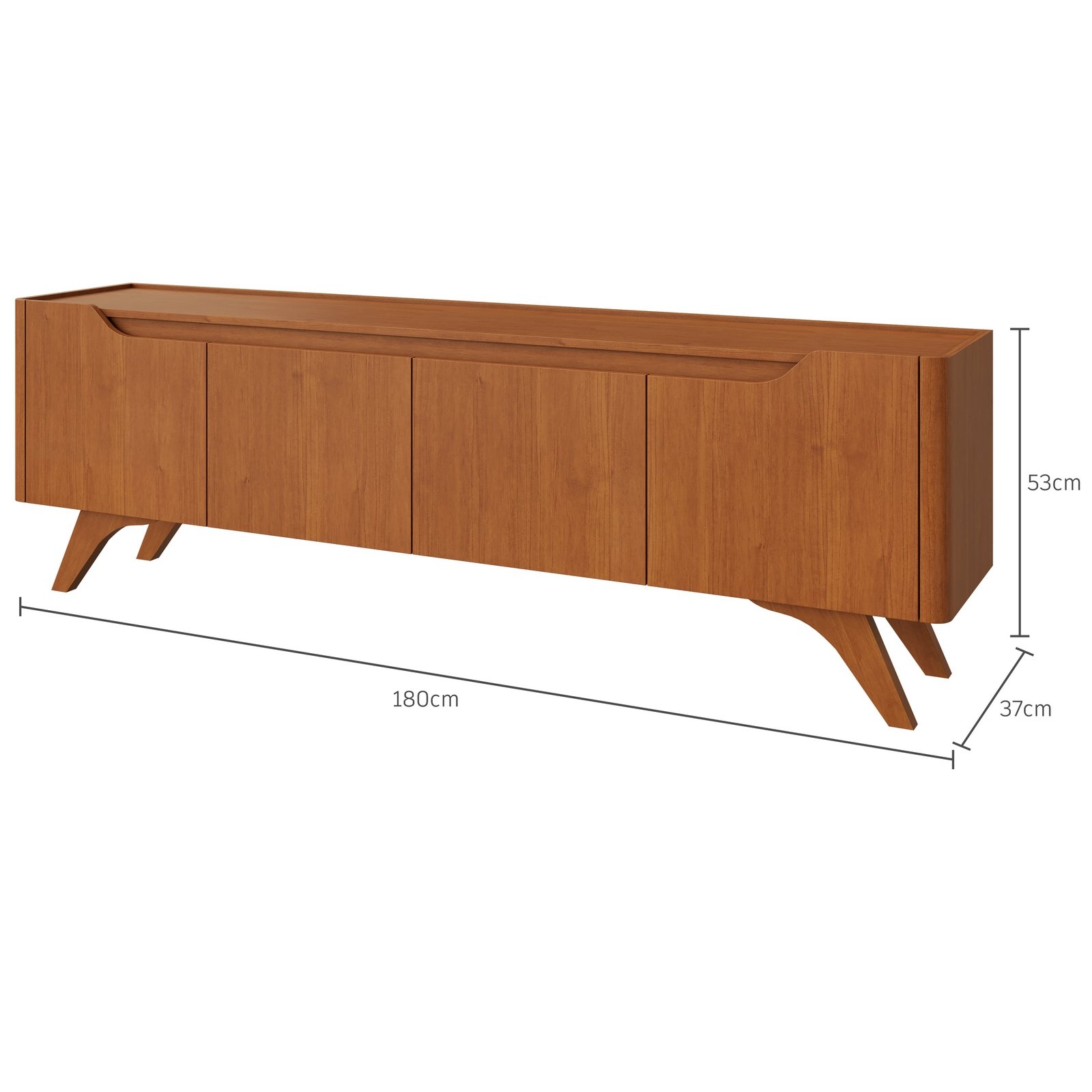 Rack até 75" Atenas 1.8 Naturale - MAVAULAR - Imagem 3