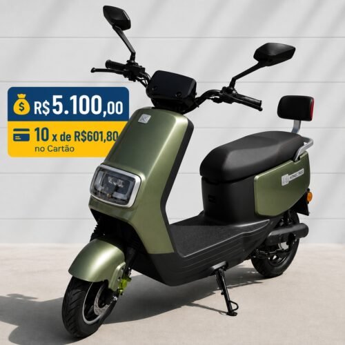 Moto Elétrica konec 800 Verde - KONECT MOTOS ELÉTRICAS
