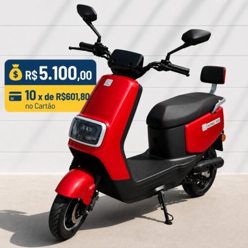 Moto Elétrica konec 800 Vermelho - KONECT MOTOS ELÉTRICAS