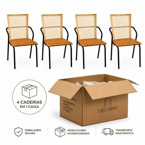 Alternative view of Caixa 4 Cadeiras Lorena Corino - Tubo Minas