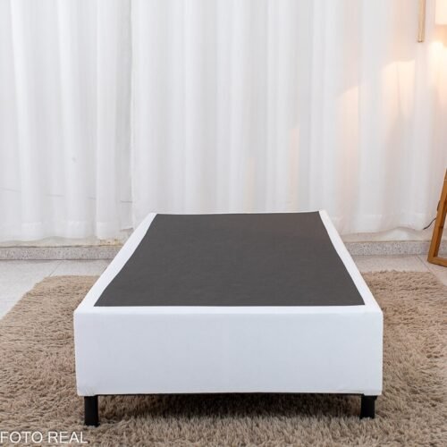Alternative view of Base Box Solteiro Korino Branca 88x188x37 - Ortobel