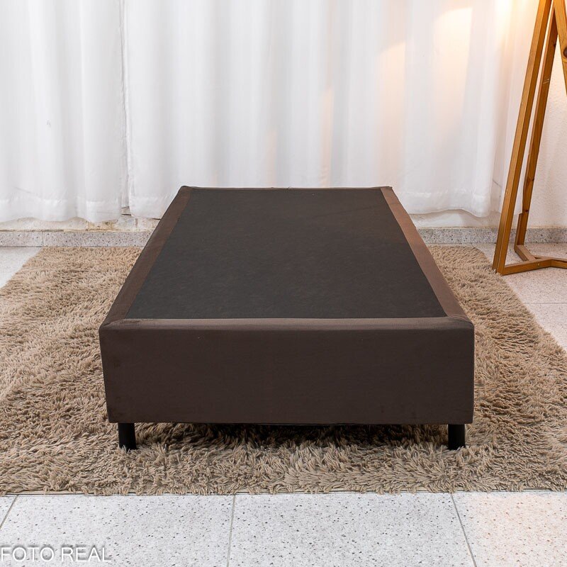 Base Box Solteiro Sued Marrom 88x188x37 - Ortobel - Imagem 2