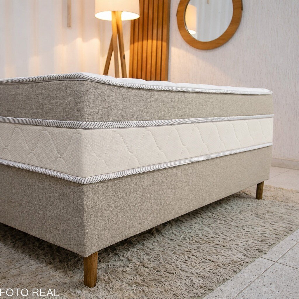 Unibox Casal Ortopédico Sonho Bom Premium Nosso Sonho - 138x188x62 cm - Imagem 4