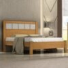 Cama Casal Primícia Cinamomo/Off 1,53m 100% MDF - D Doro