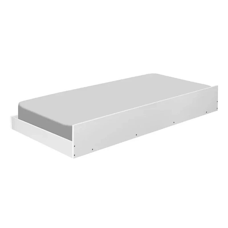 Cama Solteiro Primícia Branco D Doro + Cama Auxiliar Solteiro Barcelona Branco Tebarrot - Imagem 4