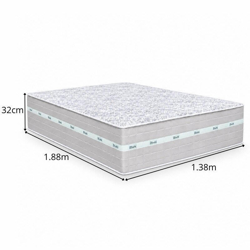 Colchão Casal Molas Ensacadas Carbon Anjos 138x188x32 cm | Suporta até 240kg - Imagem 5