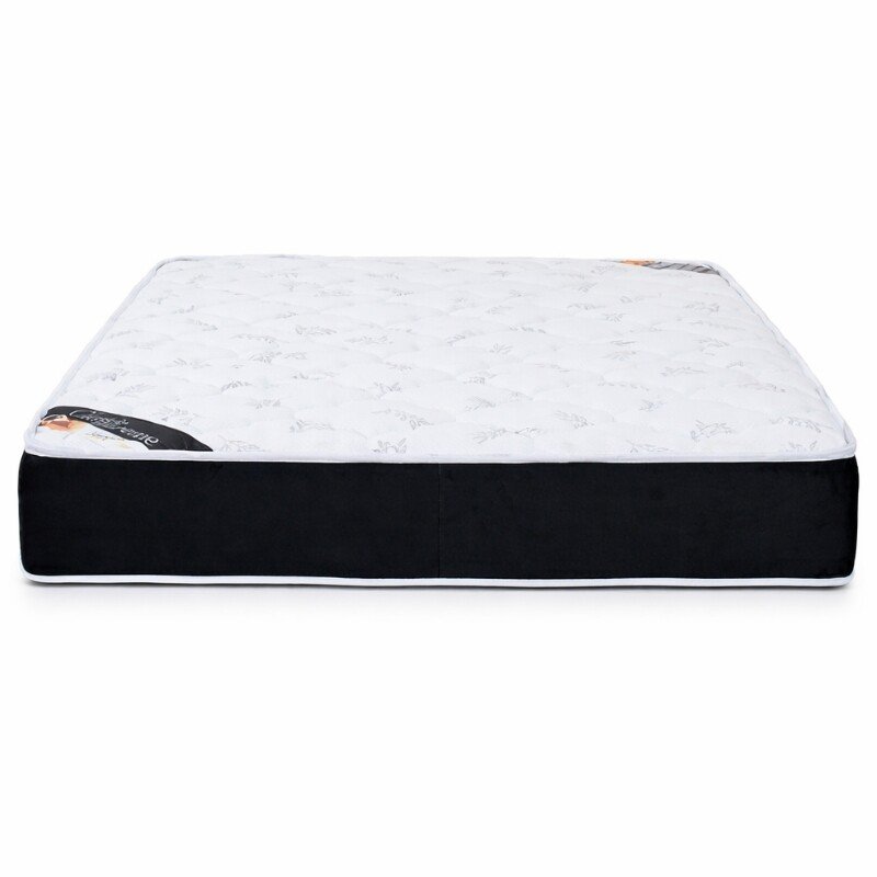 Colchão Casal Ortopédico Classic Supreme Lestespuma + Base Box Baú Casal Confort Sued Preto Blindado Issacar - 138x188x64 - Imagem 14