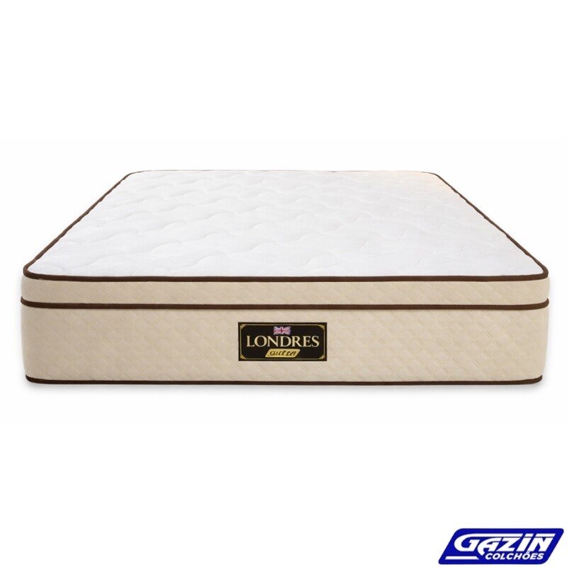 Colchão Casal Molas Ensacadas BlueWave Londres Gazin 138x188x32 cm | Suporta até 240kg - Imagem 2