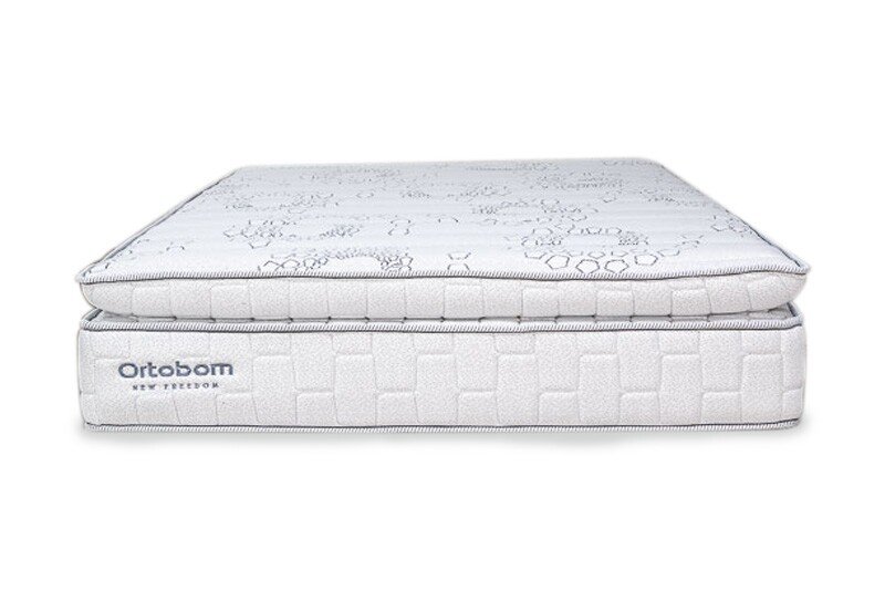 Colchão Casal Molas Ensacadas Pocket New Freedom Ortobom 138x188x32 cm | Suporta até 300kg - Imagem 2