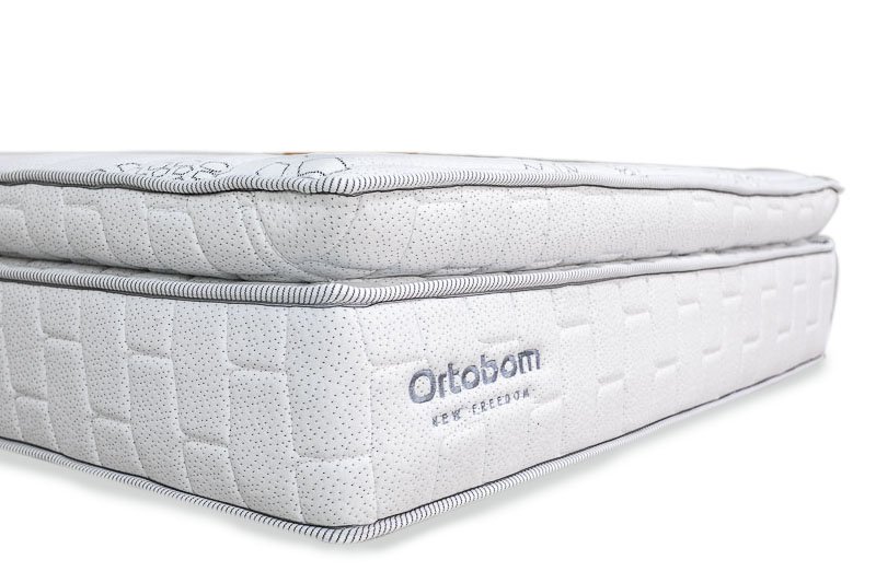 Colchão Casal Molas Ensacadas Pocket New Freedom Ortobom 138x188x32 cm | Suporta até 300kg - Imagem 3