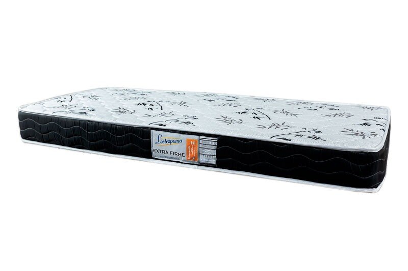 Colchão Solteiro Extra Firme D28/D65 Lestespuma 88x188x12 cm - Suporta até 100kg