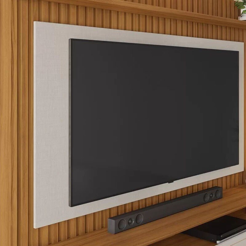 Home 1,83m NT 1340 Freijó/Off com Detalhe Ripado para TV até 65" - Notável - Imagem 4