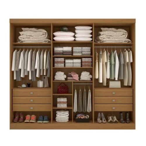 Alternative view of Guarda-roupa Casal 2,75m Da Vinci Plus Cinamomo 6 Portas 6 Gavetas 100% MDF - D Doro