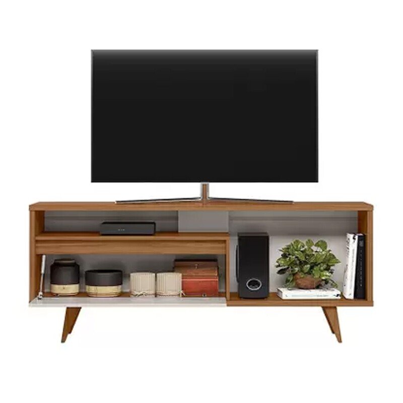 Rack Bancada 1,63m NT 1315 Freijó/Off para TV até 60" - Notável - Imagem 2