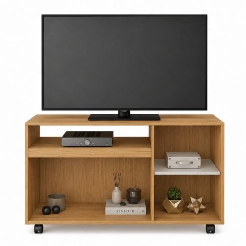 Alternative view of Rack 1,21m Seleto Candian Cinamomo/Off para TV até 49" - JCM