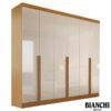 Guarda-roupa Casal 2,68m Alvorada Nature/Off 6 Portas 6 Gavetas 100% MDF - Bianchi