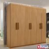 Guarda-roupa Casal 2,05m Colibri Cinamomo 6 Portas 6 Gavetas - D Doro