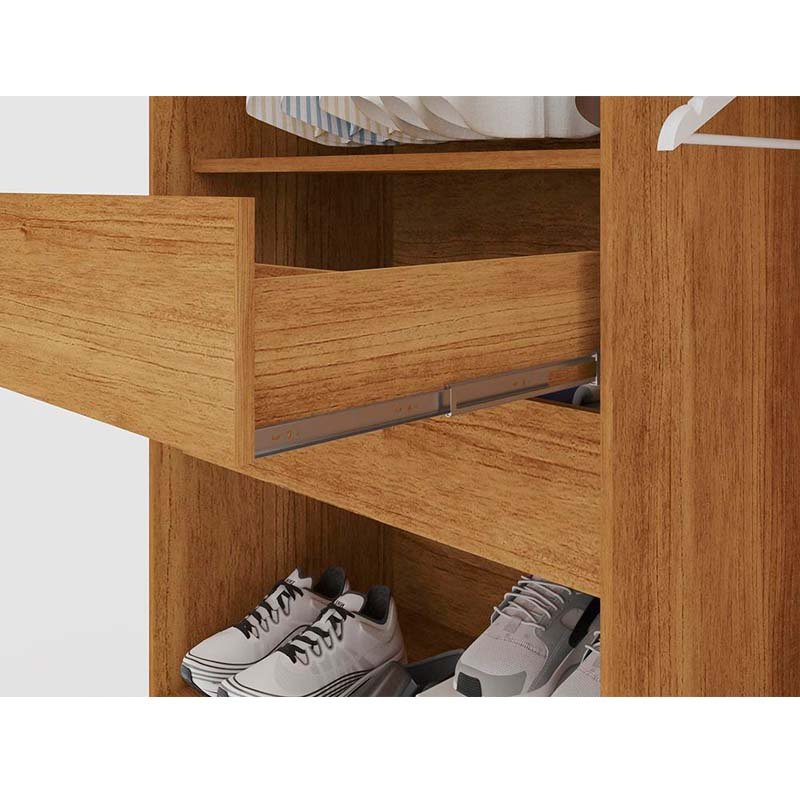 Guarda-roupa Casal 2,20m Coliseu Cinamomo/Off 6 Portas 4 Gavetas - Sallêto - Imagem 4
