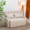 Sofá Cama Amora New Linho Bege 488 - 1,37m